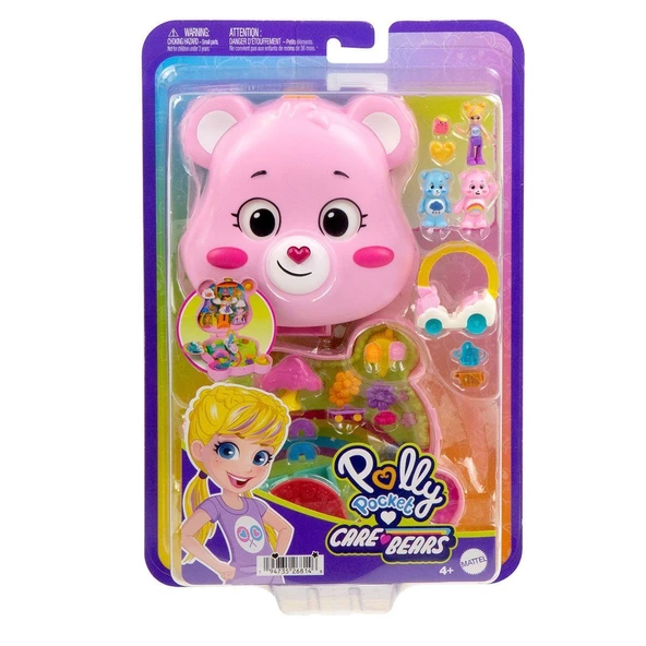 YUMURCAK TOYZ JCC14 Polly Pocket - Care Bears Mikro Oyun Seti Kız Erkek Çocuk Oyuncak Eğitici Oyuncaklar ürün görseli 1