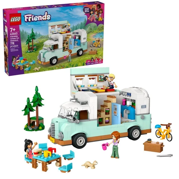 YUMURCAK TOYZ 42663 Lego Friends Arkadaşlık Karavan Macerası parça + yaş Kız Erkek Çocuk Oyuncak Eğitici Oyuncakla ürün görseli 1