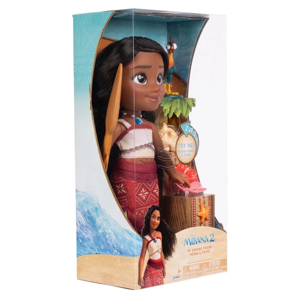 YUMURCAK TOYZ Disney Moana 2 Şarkı Söyleyen Büyük Moana Bebek 38cm -JKP/237581 Kız Erkek Çocuk Oyuncak Eğitici Oyu ürün görseli 1