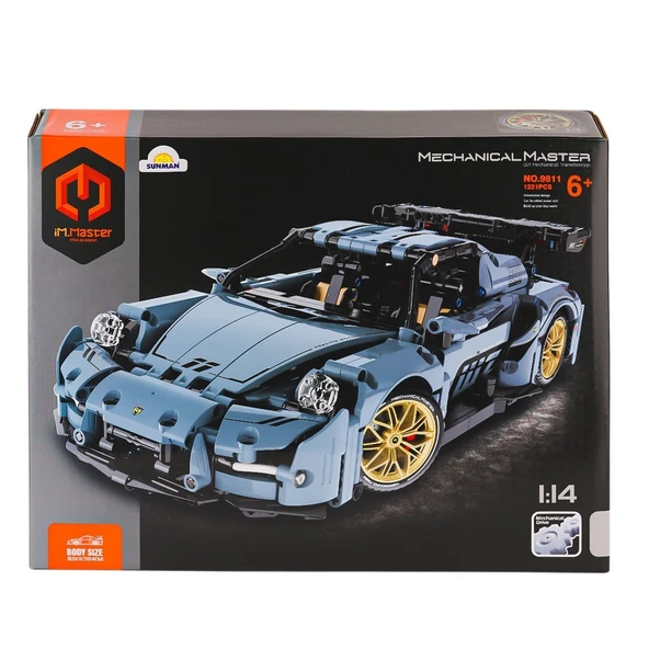 YUMURCAK TOYZ 98811 IMM Mekanik Master Süper Araba 1:14 Blokları 1221 Parça Kız Erkek Çocuk Oyuncak Eğitici Oyunca ürün görseli 1