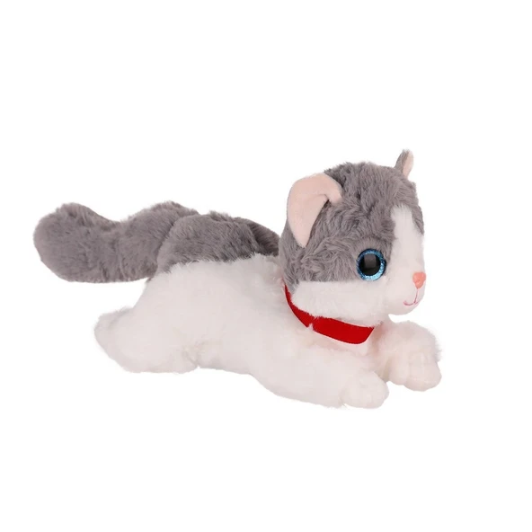YUMURCAK TOYZ KZL-2309034 Peluş Kedi 25cm -Kızılkaya Oyuncak Kız Erkek Çocuk Oyuncak Eğitici Oyuncaklar ürün görseli 1