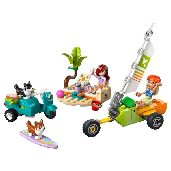 YUMURCAK TOYZ LEGO Friends Sörfçü Köpekler ve Scooter Macerası 42641 Kız Erkek Çocuk Oyuncak Eğitici Oyuncaklar ürün görseli 1