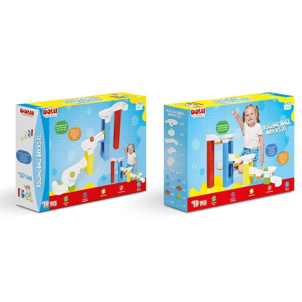 YUMURCAK TOYZ 5164 Eğitici Top Yuvarlama Blokları XL -Dolu Oyuncak Kız Erkek Çocuk Oyuncak Eğitici Oyuncaklar ürün görseli 1