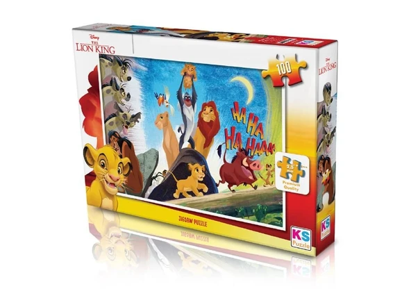 YUMURCAK TOYZ LK 714 LION KING PUZZLE 100 -KS Kız Erkek Çocuk Oyuncak Eğitici Oyuncaklar ürün görseli 1