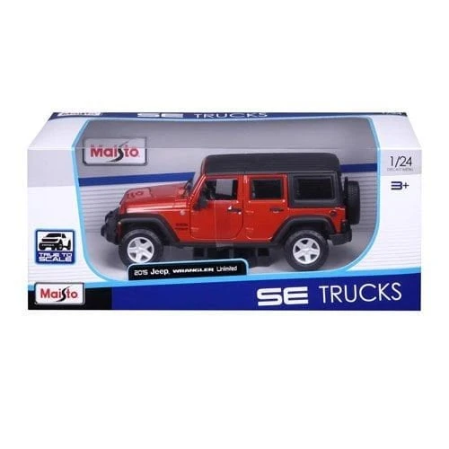 YUMURCAK TOYZ MAY 31268 2015 Jeep Wrangler Unlimited 1:24 Kız Erkek Çocuk Oyuncak Eğitici Oyuncaklar ürün görseli 1