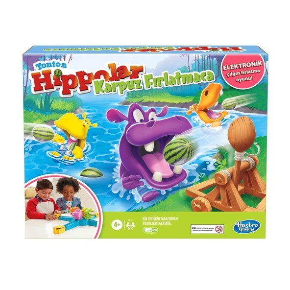 YUMURCAK TOYZ E9707 Tonton Hippolar Karpuz Fırlatmaca Kız Erkek Çocuk Oyuncak Eğitici Oyuncaklar ürün görseli 1