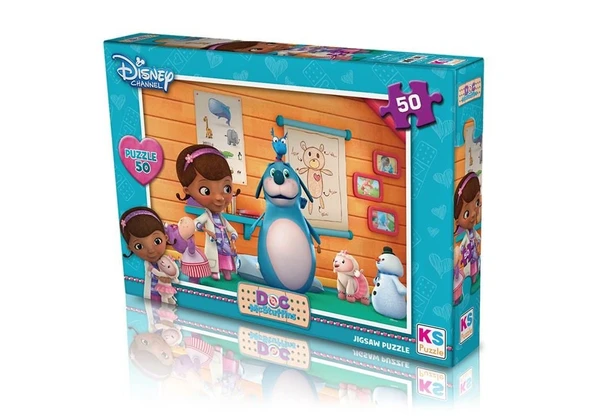 YUMURCAK TOYZ DOC 709 Puzzle 50 PARÇA -KS Kız Erkek Çocuk Oyuncak Eğitici Oyuncaklar ürün görseli 1