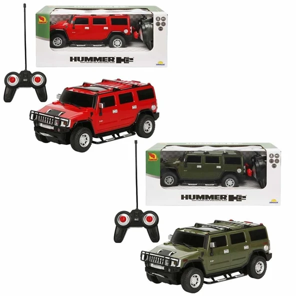 YUMURCAK TOYZ S00003942 R/C 1/24 F/F ARABA HUMMER H2 2R -SUN Kız Erkek Çocuk Oyuncak Eğitici Oyuncaklar ürün görseli 1