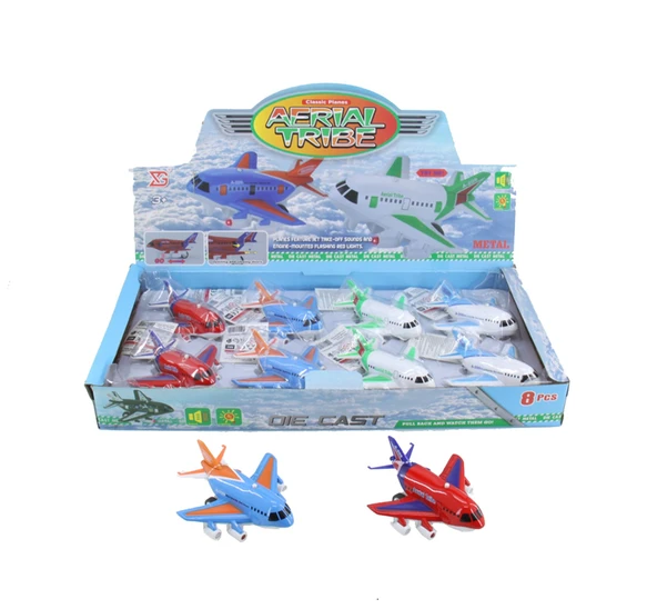 YUMURCAK TOYZ SESLİ IŞIKLI METAL ÇEKBIRAK UÇAK Kız Erkek Çocuk Oyuncak Eğitici Oyuncaklar ürün görseli 1
