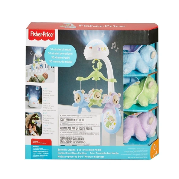 YUMURCAK TOYZ CDN41 Fisher-Price® Kelebekli Rüyalar Dönence Kız Erkek Çocuk Oyuncak Eğitici Oyuncaklar ürün görseli 1