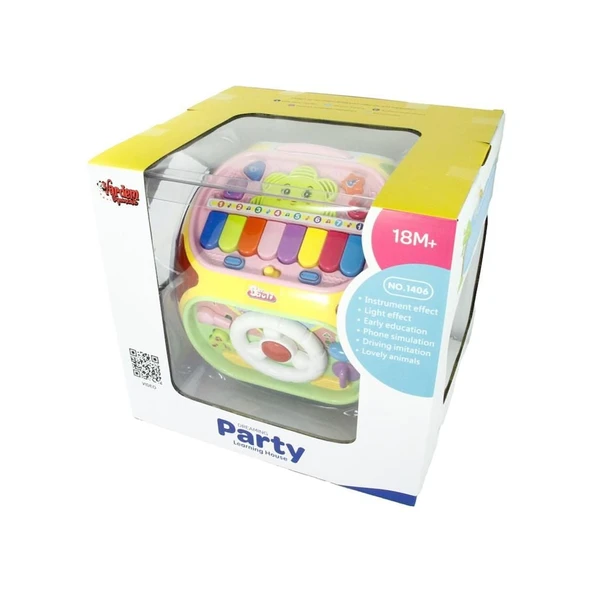 YUMURCAK TOYZ BAO-1406 EĞİTİCİ AKTİVİTE KÜPÜ -VRD Kız Erkek Çocuk Oyuncak Eğitici Oyuncaklar ürün görseli 1