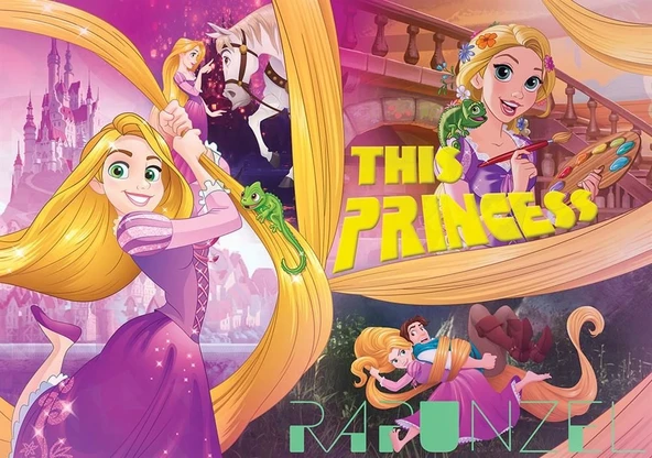 YUMURCAK TOYZ TG 714 TANGLED PUZZLE 100 -KS Kız Erkek Çocuk Oyuncak Eğitici Oyuncaklar ürün görseli 1
