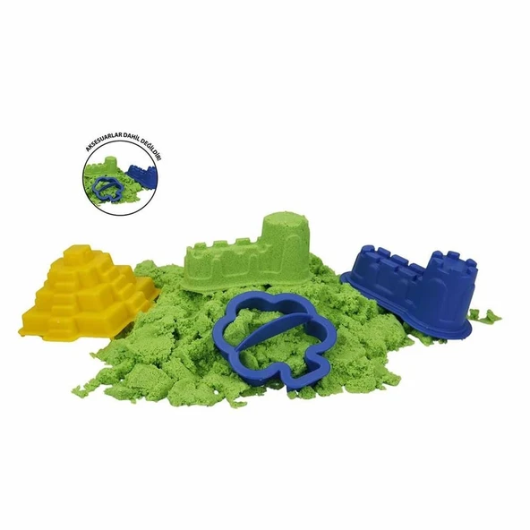 YUMURCAK TOYZ S01002237 OYUN KUMU 500GR YEŞİL -SUN Kız Erkek Çocuk Oyuncak Eğitici Oyuncaklar ürün görseli 1