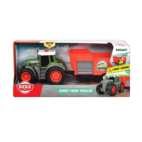 YUMURCAK TOYZ 203734001 Fendt Çiftlik Römorku -Dickie Kız Erkek Çocuk Oyuncak Eğitici Oyuncaklar ürün görseli 1