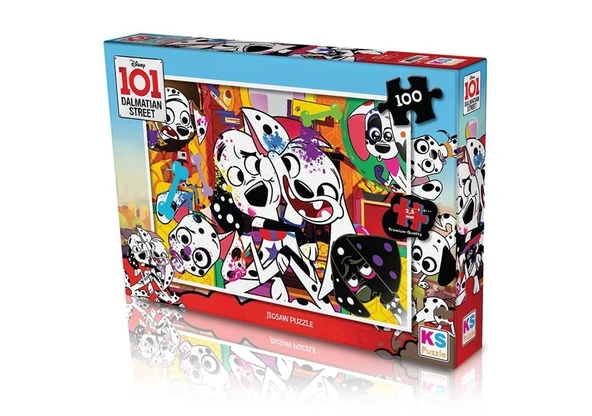 YUMURCAK TOYZ DAL 714 101 DALMATION PUZZLE 100 -KS Kız Erkek Çocuk Oyuncak Eğitici Oyuncaklar ürün görseli 1