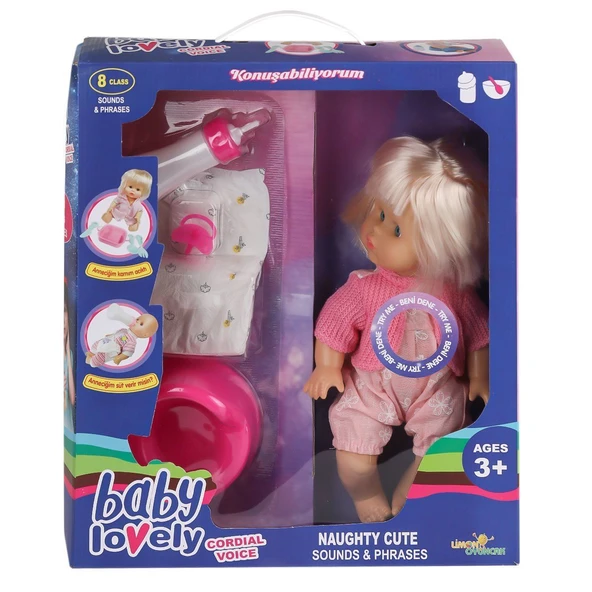 YUMURCAK TOYZ LMN203 Altını Islatan Kız Bebek Kız Erkek Çocuk Oyuncak Eğitici Oyuncaklar ürün görseli 1