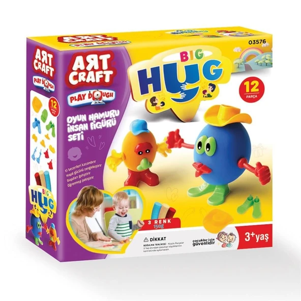 YUMURCAK TOYZ 03576 İNSAN FİGÜRÜ SETİ OYUN HAMURU 150 GR -FEN Kız Erkek Çocuk Oyuncak Eğitici Oyuncaklar ürün görseli 1