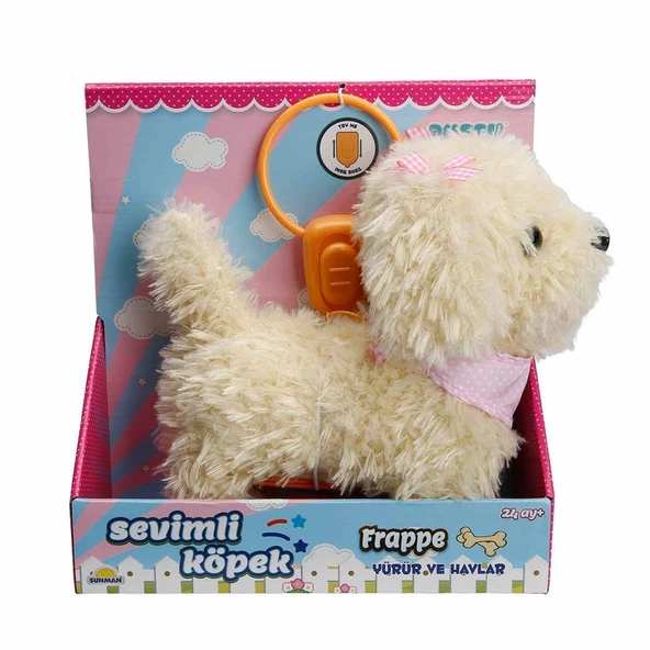 YUMURCAK TOYZ 1002858 Sevimli Sesli Köpek Frappe Kız Erkek Çocuk Oyuncak Eğitici Oyuncaklar ürün görseli 1