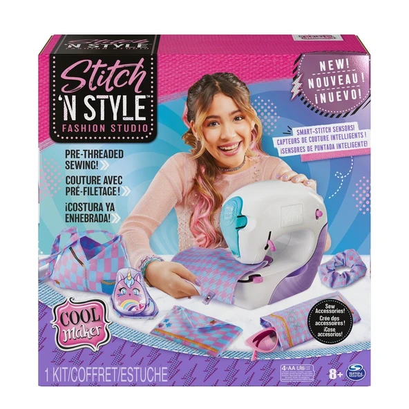 YUMURCAK TOYZ 6063925 Cool Maker Dikiş Stüdyosu - Stitch n Style Kız Erkek Çocuk Oyuncak Eğitici Oyuncaklar ürün görseli 1