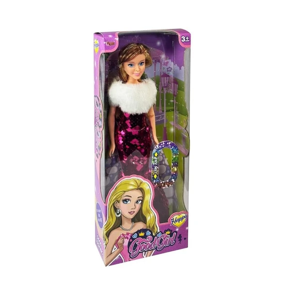 YUMURCAK TOYZ WG-66772 KUT.RENK DEĞİŞTİREN PULLU BEBEK 29CM -VRD Kız Erkek Çocuk Oyuncak Eğitici Oyuncaklar ürün görseli 1