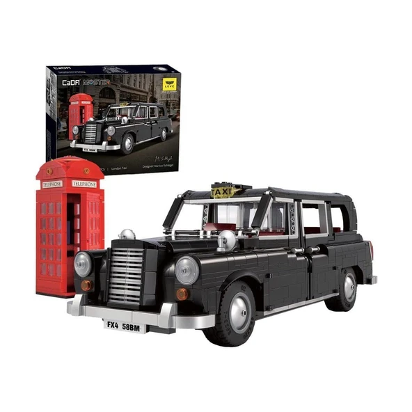 YUMURCAK TOYZ C62004W CADA London Taksi Blok Seti -Vagon life Kız Erkek Çocuk Oyuncak Eğitici Oyuncaklar ürün görseli 1