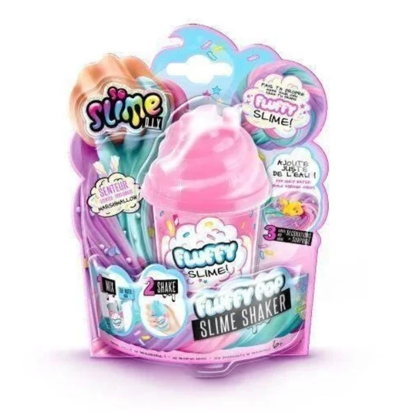 YUMURCAK TOYZ Fluffy Slime Marshmallow Dokulu Pembe Kız Erkek Çocuk Oyuncak Eğitici Oyuncaklar ürün görseli 1