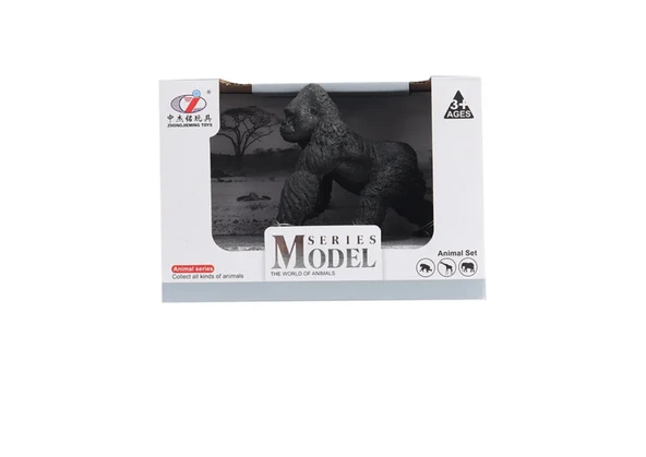 YUMURCAK TOYZ Kutulu Model Figür Hayvan Goril Kız Erkek Çocuk Oyuncak Eğitici Oyuncaklar ürün görseli 1