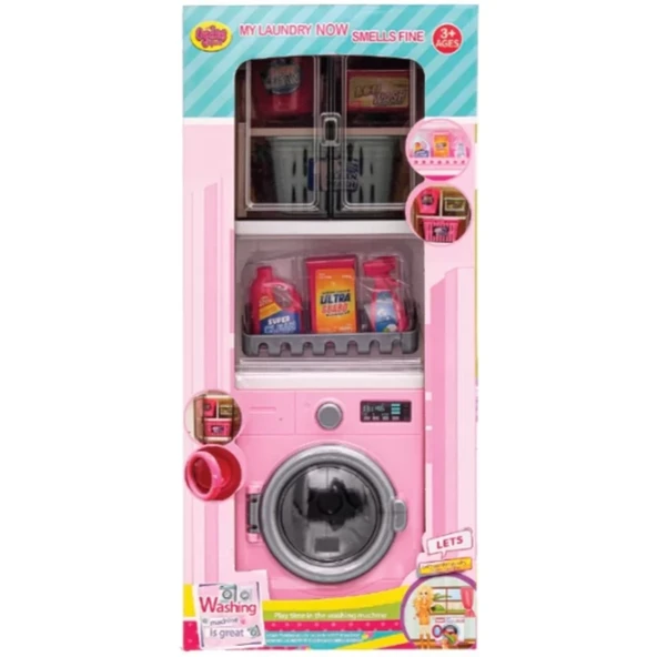 YUMURCAK TOYZ Kutuda Çamaşır Makinası Kız Erkek Çocuk Oyuncak Eğitici Oyuncaklar ürün görseli 1