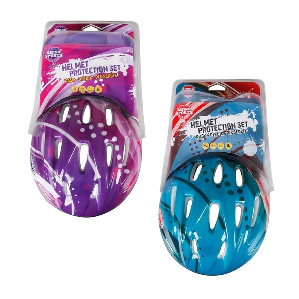 YUMURCAK TOYZ Kask Dizlik Dirseklik Koruyucu Set M Kız Erkek Çocuk Oyuncak Eğitici Oyuncaklar ürün görseli 1