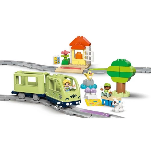 YUMURCAK TOYZ LEGO DUPLO Kasabası İnteraktif Macera Treni 10427 Kız Erkek Çocuk Oyuncak Eğitici Oyuncaklar ürün görseli 1