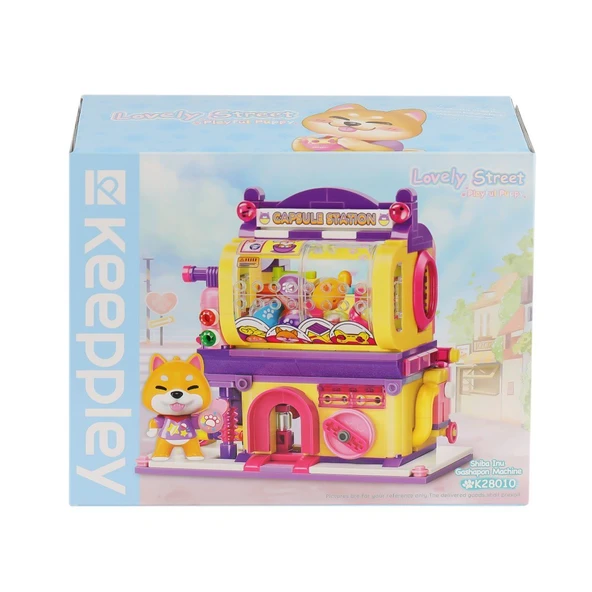 YUMURCAK TOYZ KP28010 Keeppley Kapsül İstasyonu Blok Seti -Vagon life Kız Erkek Çocuk Oyuncak Eğitici Oyuncaklar ürün görseli 1