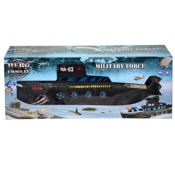 YUMURCAK TOYZ 2708 Sesli Ve Işıklı Köpekbalığı Şekilli Denizaltı Kız Erkek Çocuk Oyuncak Eğitici Oyuncaklar ürün görseli 1