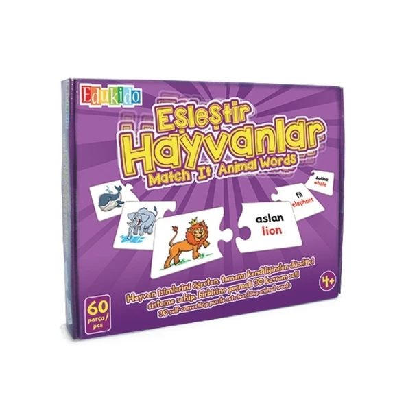 YUMURCAK TOYZ EDU-1009 Chiva, Eşleştir Hayvanlar Kız Erkek Çocuk Oyuncak Eğitici Oyuncaklar ürün görseli 1