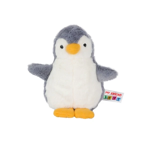 YUMURCAK TOYZ 4134 Penguen Peluş Gri -My Friend Toys Kız Erkek Çocuk Oyuncak Eğitici Oyuncaklar ürün görseli 1