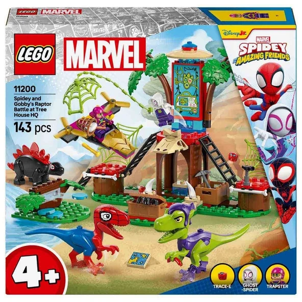 YUMURCAK TOYZ LEGO Marvel Spidey ve İnanılmaz Arkadaşları Ağaç Ev 11200 Kız Erkek Çocuk Oyuncak Eğitici Oyuncaklar ürün görseli 1