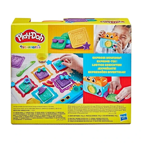 YUMURCAK TOYZ G0502 Play-Doh Eğlenceli Fotoğrafçi Başlangıç Seti+3 yaş Kız Erkek Çocuk Oyuncak Eğitici Oyuncaklar ürün görseli 1