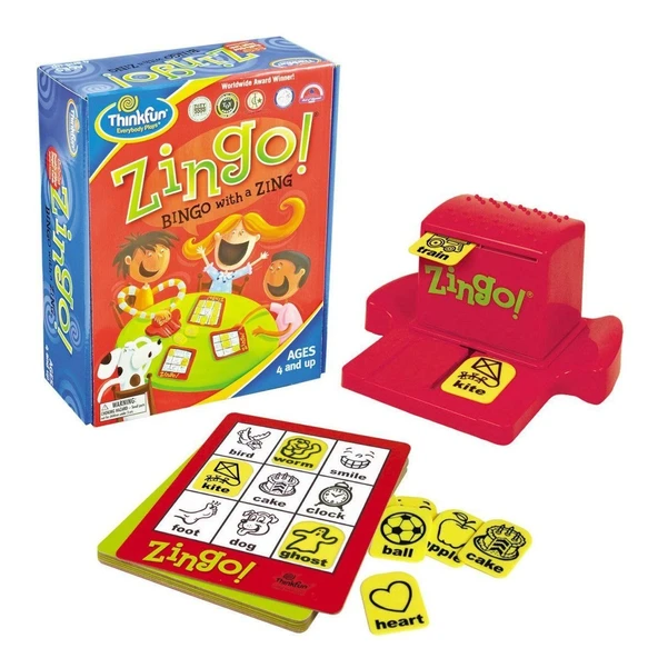 YUMURCAK TOYZ 7700 Thinkfun Zingo İngilizce Kız Erkek Çocuk Oyuncak Eğitici Oyuncaklar ürün görseli 1