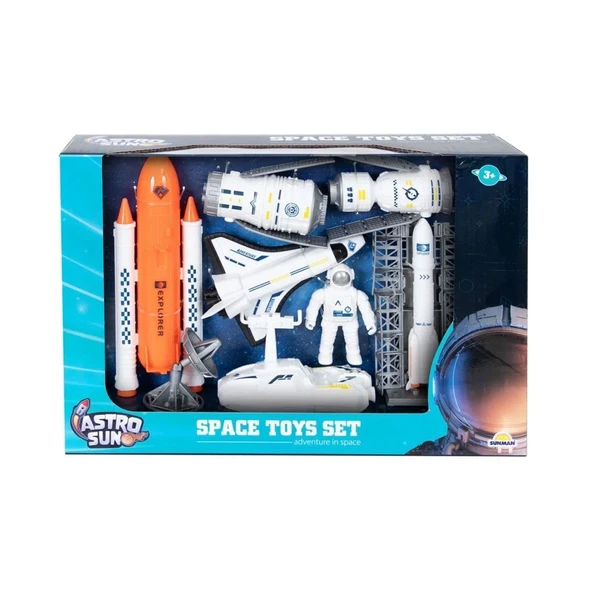 YUMURCAK TOYZ 4294 Uzay İstasyonu Oyun Seti Kız Erkek Çocuk Oyuncak Eğitici Oyuncaklar ürün görseli 1