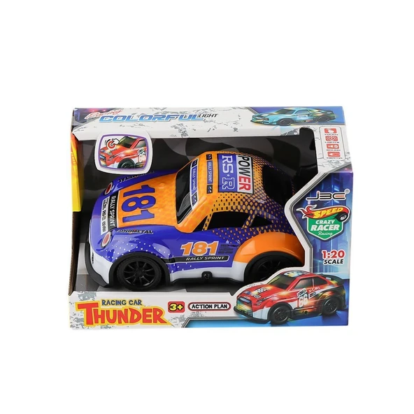 YUMURCAK TOYZ JU688-32-31 Neon LEDli Yarış Arabası -Birliktoys Kız Erkek Çocuk Oyuncak Eğitici Oyuncaklar ürün görseli 1