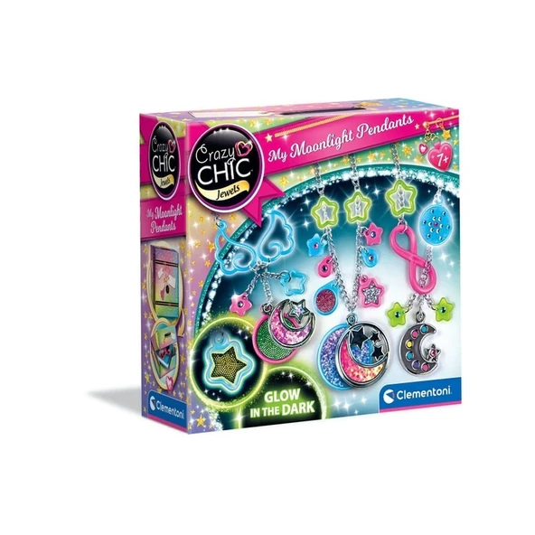 YUMURCAK TOYZ 18584 Crazy Chic - Ayışığı Kolyeler Kız Erkek Çocuk Oyuncak Eğitici Oyuncaklar ürün görseli 1