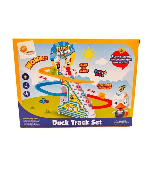 YUMURCAK TOYZ KUTU PİLLİ ÖRDEKLİ KAYDIRAK Kız Erkek Çocuk Oyuncak Eğitici Oyuncaklar ürün görseli 1