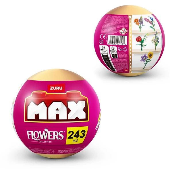 YUMURCAK TOYZ MNB05000 MAX Uzun Çiçekler sürprizi 106 parça - 1adet Fiyatıdır Kız Erkek Çocuk Oyuncak Eğitici Oyun ürün görseli 1