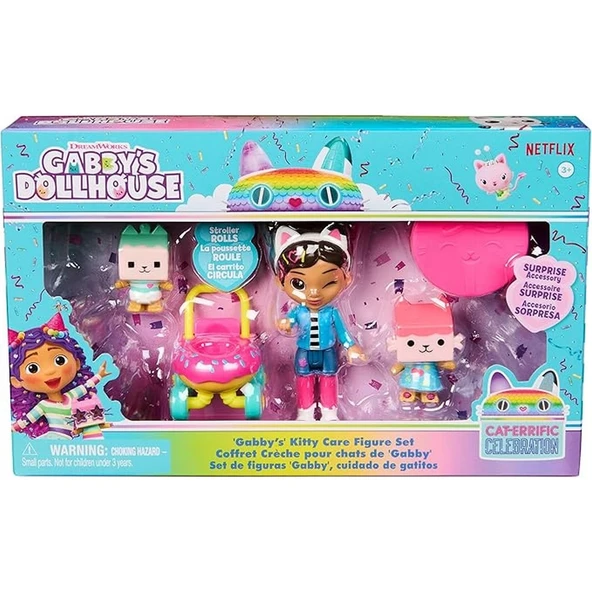 YUMURCAK TOYZ Gabby's Dollhouse Kedi Bakımı Kız Erkek Çocuk Oyuncak Eğitici Oyuncaklar ürün görseli 1