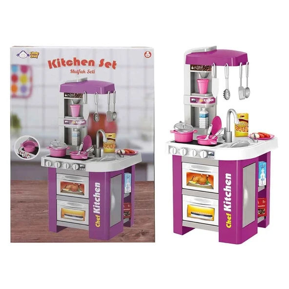 YUMURCAK TOYZ MUTFAK SET MOR BYK KUTU -SUN Kız Erkek Çocuk Oyuncak Eğitici Oyuncaklar ürün görseli 1