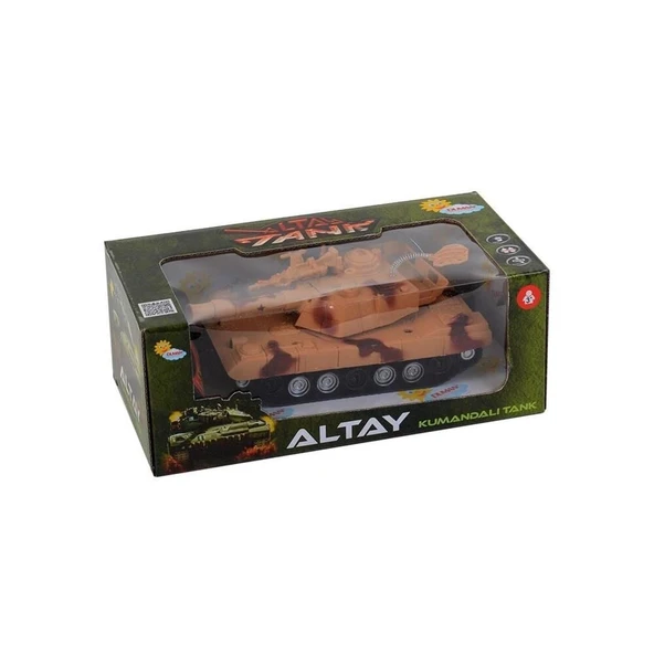 YUMURCAK TOYZ UZK.KUM.2 FONKSİYONLU TANK Kız Erkek Çocuk Oyuncak Eğitici Oyuncaklar ürün görseli 1