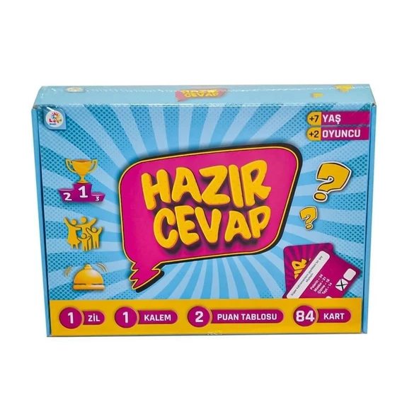 YUMURCAK TOYZ HAZIR CEVAP KUTU OYUNU - 92087 Kız Erkek Çocuk Oyuncak Eğitici Oyuncaklar ürün görseli 1