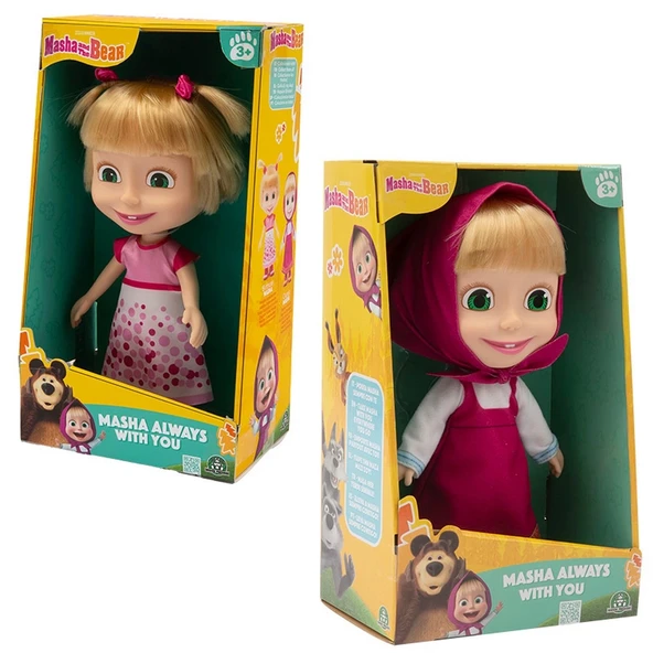 YUMURCAK TOYZ Masha & Koca Ayı Doğum Günü Bebeği 23cm - GIO-MHA41000 - 1adet Fiyatıdır Kız Erkek Çocuk Oyuncak Eği ürün görseli 1