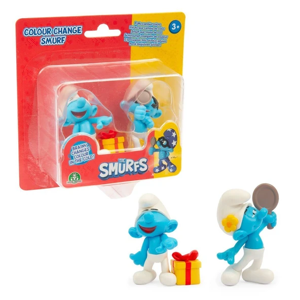 YUMURCAK TOYZ PUF34000 Şirinler Renk Değiştiren 2li Figür Paketi - 1adet Stokta Olan Gönderilir Kız Erkek Çocuk Oy ürün görseli 1