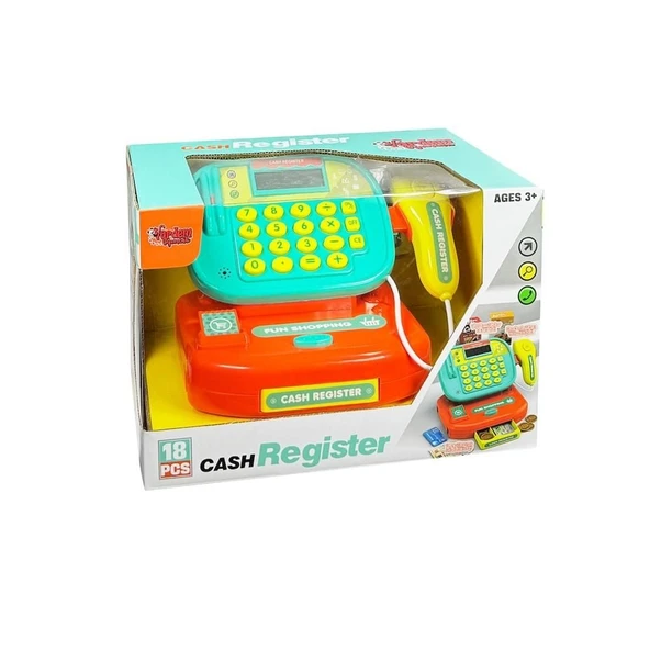 YUMURCAK TOYZ LS820A36-8 IŞKLI HESAP MAKİNALI YAZARKASA -VRD Kız Erkek Çocuk Oyuncak Eğitici Oyuncaklar ürün görseli 1
