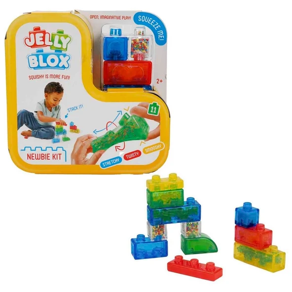 YUMURCAK TOYZ Jelly Blox Newbie Kit Blok Seti 11 Parça Kız Erkek Çocuk Oyuncak Eğitici Oyuncaklar ürün görseli 1